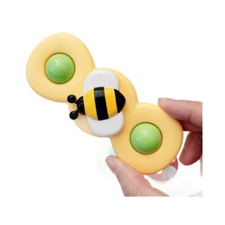 1/3-pakke - Fidget Spinner med sugekop til børn - Snurrende legetøj multifarve