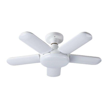 E27 Super Power LED-pærer 5 viftebladlamper 220V sammenleggbar LED-lyspære for kjøkken soverom