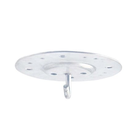 Metall Rundt Bunn Takkrok 90mm Heavy Duty Lysekroner Krok Tilbehør, 2 Stykker