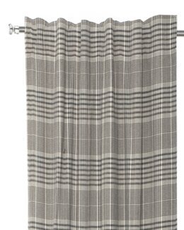 Yhdistelmänauhaverho Harald ruudullinen 2 kpl Pellava