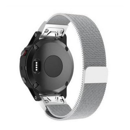 Garmin Fenix 5 urlänk metall material meshlänk - Silver