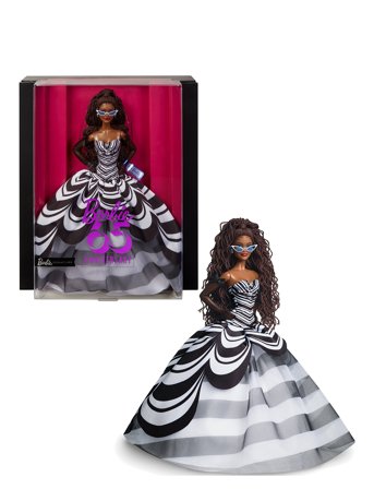 Signature Blue Sapphire Anniversary Doll Patterned Barbie