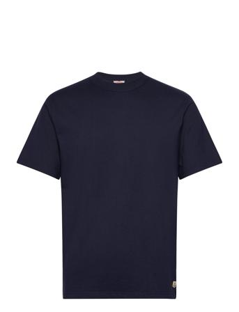 Basic T-Shirt Héritage Tops T-Kortærmet Skjorte Navy Armor Lux