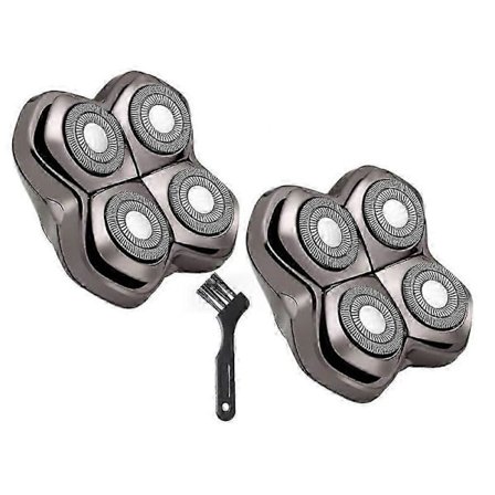 2-pack Pro 4 Rakapparat Ersättningshuvuden för Skulls Pitbulls Gold PRO, Silver PRO, Platinum PRO, Flytande 4 Huvuden