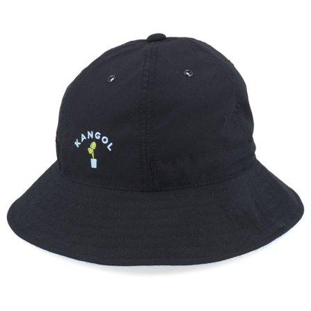Kangol - Svart bucket Hatt - Growth Casual Black Bucket @ Hatstore