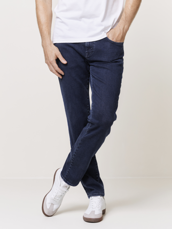MATCH - Steve blue stretch jeans - Mario Conti - Str. 3230 - Herre - Bukser & Jeans - Blå - 98% Bomull, 2% Elastan