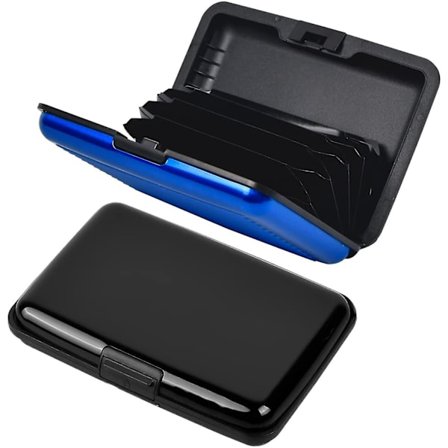 2 stk. Minimalistisk Visitkortætui, Metal Kreditkort Holder, Kort Holder