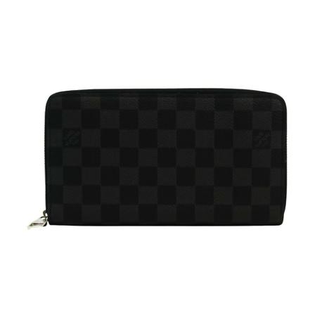 Louis Vuitton Vintage, Pre -owned Zippy organizer Zwart, Heren, Maat:ONE Size