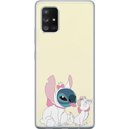 Samsung Galaxy A71 5G Genomskinligt Skal Stitch aristocats