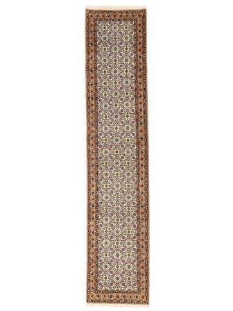 Oriental Bidjar Indo Rug 81X384 Runner Brown/Orange Wool, India