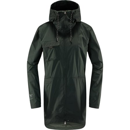 Haglöfs Särna Shield Parka Women Women unlined parkas Green M