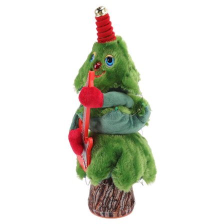 Syngende Dansende Juletre 8 Sanger Elektrisk Syngende Juletre for Juleleker Gitar Stubbe Juletre