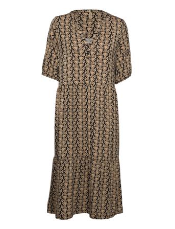 Sc-Marica Aop Knelang Kjole Multi/mønstret Soyaconcept