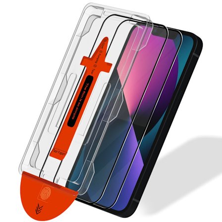 2-pakning kompatibel med iPhone 13 skjermbeskytter - Herdet glass | [Automatisk installasjon] - Boblefri