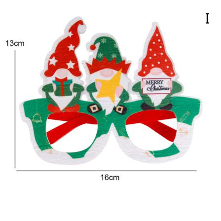 Jul Filt Glasögon Fotorekvisita God Jul Dekor För Ho