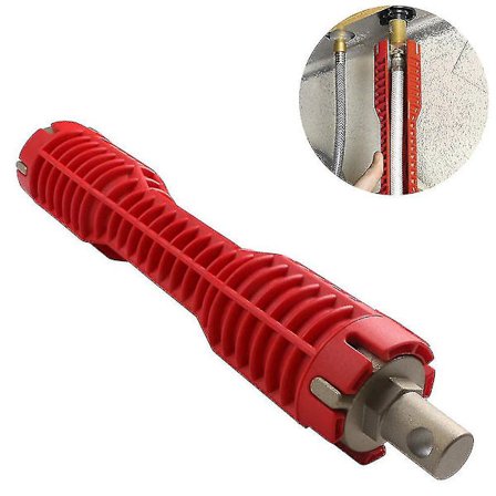 Multifunktionel Vandhane Nøgleværktøj, 8 i 1 Vandhane Vask Installeringsværktøj