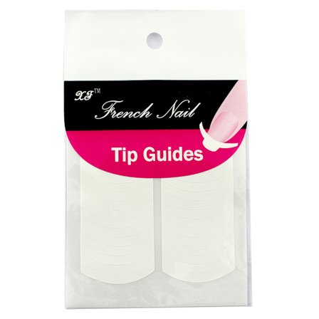 3 ark hvide negleskabeloner