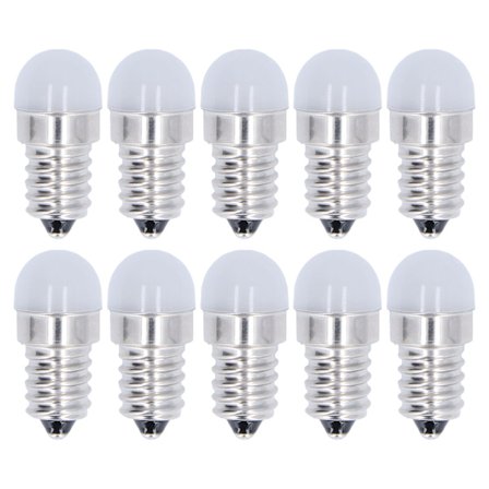 10 st E14 LED-lampor Varmvitt 500lm 1.5W 24V Energibesparing för tak- och vägglampa
