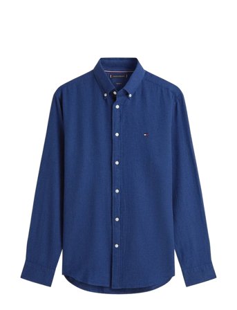 Tommy Hilfiger Dobby Structure Rf Shirt - Blue - M