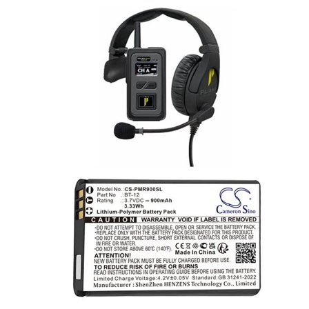 Akku Puhuja Pliant MicroCom XR, MicroCom XR900 all-in-one-kuulokkeisiin