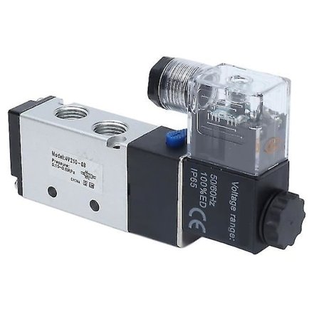 Pneumatiikkaohjausventtiili 4v210-08 Sähkömagneettiventtiili Normaali 2-asentoinen 5-tieinen tyhjennysventtiili