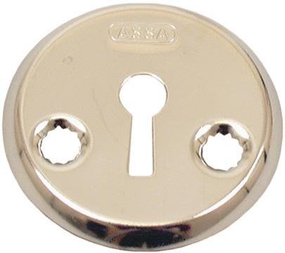 ASSA 470381160002 Nøkkelskilt PP, glansforniklet, Dør- & vindusbeslag