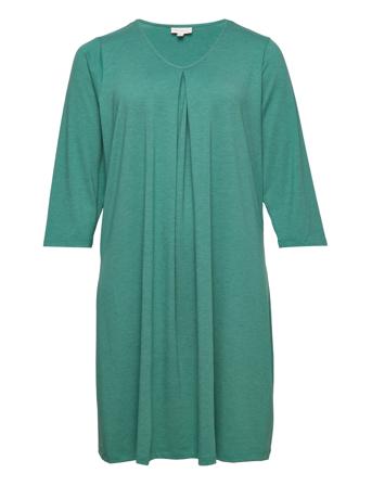 Caranni 3/4 V-Neck Dress Jrs Kort Klänning Grön ONLY Carmakoma