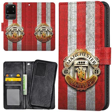 Samsung Galaxy S20 Ultra - Lommebok Deksel Manchester United Multicolor
