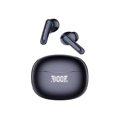 Trådlösa stereohörlurar Inbyggd Vatten Ios Bluetooth Svart