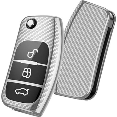 Yhteensopiva auton avaimen kotelo, pehmeä silikonisuojus yhteensopiva Mondeo, Fiesta, Focus, G