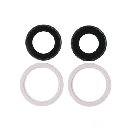 iPhone 13 Mini/13 Back Camera Lens + Bracket - Pink