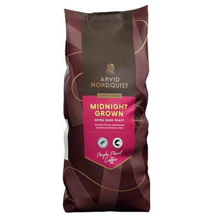 ARVID NORDQUIST Kaffe MidnightGrown automat 1kg - Lyreco - Kök och servering - Kaffe och te - Automatkaffe