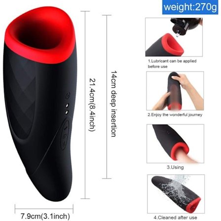 MASTURBAATTORI MIEHILLE - YIBUJIAZU - Automaattiset masturbaattorit miehille, sähköinen taskumasturbaattori, 10 värinätilaa