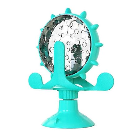 Hunde Puzzle Legetøj Interaktiv Kat Langsom Foderautomat Vindmølle Godbid Dispenserende Hundelegetøj med Kraftig Sugekop Kæledyrsgodbidslegetøj