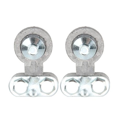 2 akun sivunapa-liitintä 3 8 tuuman akkukapelin liitin 6–1 Gauge -johdinpuristimelle