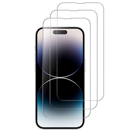 3-PACK - iPhone 14 Skärmskydd i härdat glas