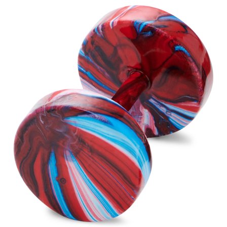 Satago | Cercel 8 mm multicolor din oțel inoxidabil stil plug fals cu șurub pentru bărbați - Cercei cu șurub