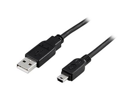 DELTACO Kabel USB - Mini USB 2m - Lyreco - Datorprodukter - Kablar och adaptrar - USB-kablar