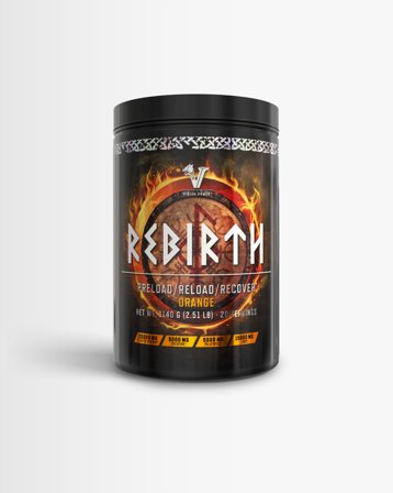 2 x Rebirth Post workout - 1140 g - Vassleproteinisolat, Viking Power, Orange