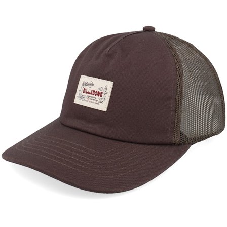 Billabong - Marron trucker Casquette - Lounge Brown A-Frame Trucker @ Hatstore
