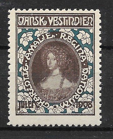 Dansk Vestindien - AFA jul 1908 - Postfrisk