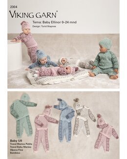 Mönsterhäfte Baby Ellinor