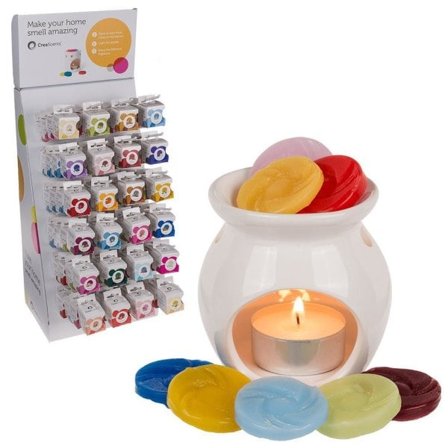 /Hc/Doftkakor / Vaxkakor för Aromalampa - Välj doft MultiColor Lavendel & Jasmin