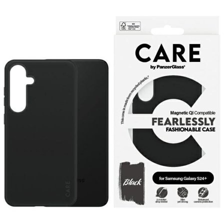 CARE by PanzerGlass Muoti QI Case Samsung Galaxy S24+ - musta