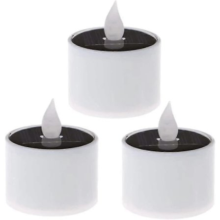 Valentinsdag Udendørs Spisebord Atmosfære Solcellelys 3 stykker (D-583-A)