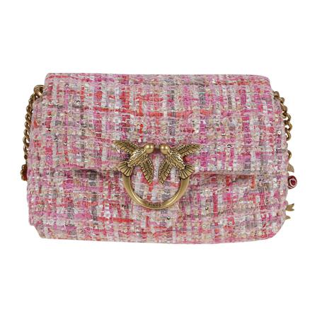 Pinko, Cross Body Bags Roze, Dames, Maat:ONE Size