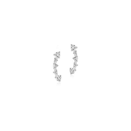 Sif Jakobs, Princess earrings Grijs, Dames, Maat:ONE Size