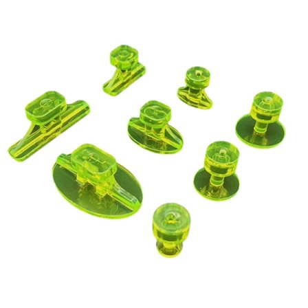 Værktøjer til fjernelse af buler Faner til automatisk maling uden buler Reparation af buler. Tilbehør til bulereparation