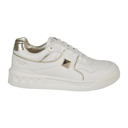 Valentino Garavani Sneakers Low-Top One Stud , Wit , Dames , Maat: 39 EU