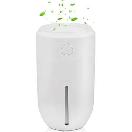 Bilfuktare, Mini Bärbar Fuktare, Personlig USB-Fuktare För Bil, Tyst Luftfuktare För Bil, Babyrum, Kontor Resa Vit